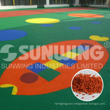 china supplier coloured recycled epdm granules for Kindergarten